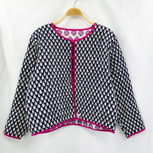 SZ Blockprints reversible quilted jacket - Picture 1 of 4